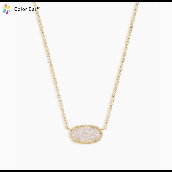 Kendra Scott Jewelry - Kendra Scott Elisa Pendant Gold Iridescent Drusy